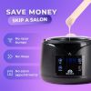 Waxing Kit for Women Men Hard Wax Kit for Hair Removal Wax Warmer for Face Legs Eyebrows Body Bikini Home Melter Wax Pot Machine Hard Wax Beads Kit Pa